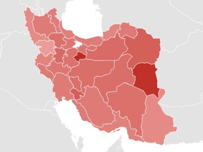 توجه نسبی کاربران استان‌ها به سعید جلیلی