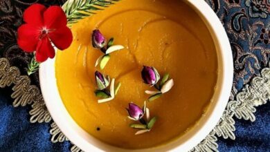 طرز تهیه کاچی برای دوران پریودی و گرم کردن رحم